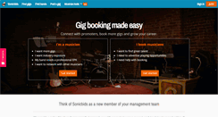 Desktop Screenshot of profiles.sonicbids.com